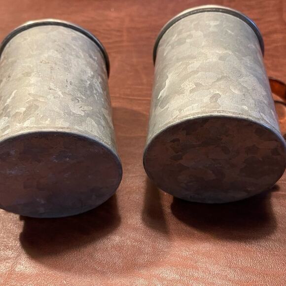 Pair of aluminum double walled mule mugs - Picture 7 of 7